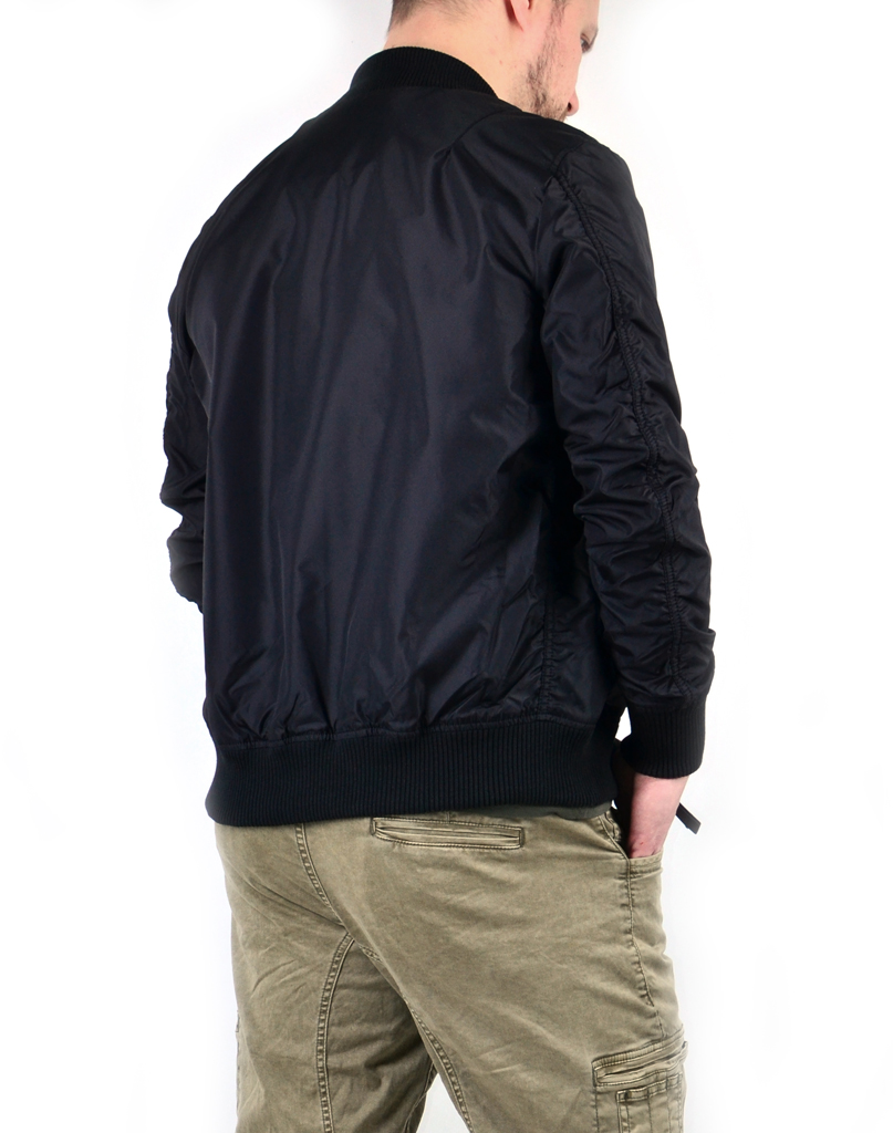 Ветровка-бомбер ALPHA INDUSTRIES TT LONG MA-1 black 