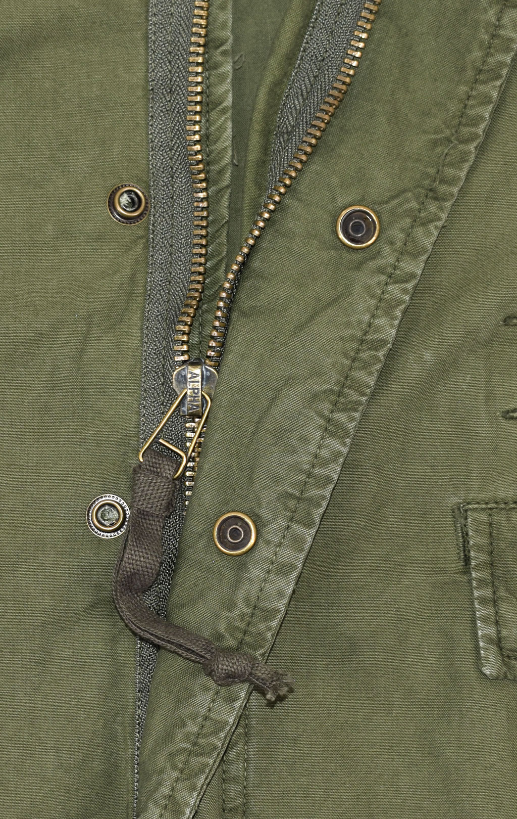 Ветровка ALPHA INDUSTRIES M-65 COAT LW dark olive 