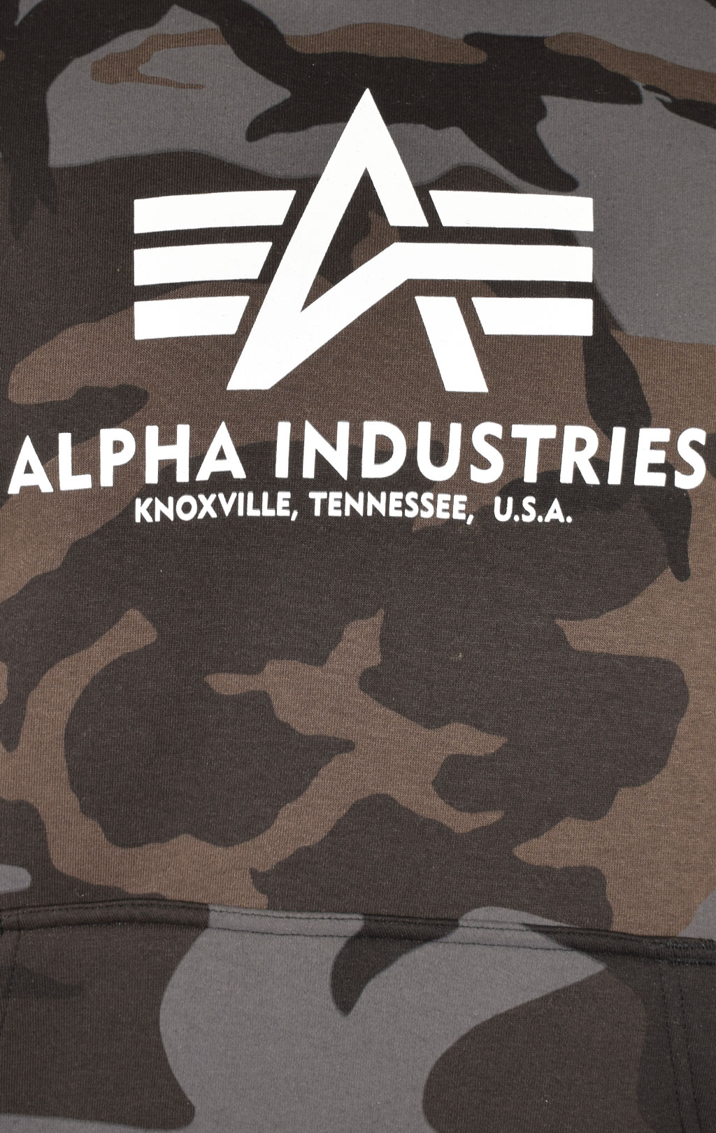 Толстовка ALPHA INDUSTRIES BASIC HOODY black camo 
