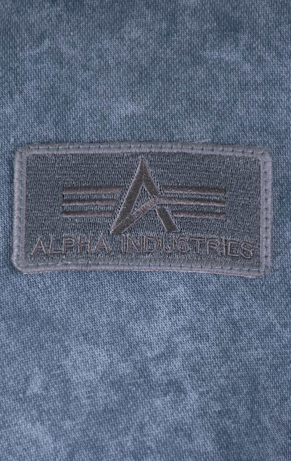 Толстовка ALPHA INDUSTRIES BACK PRINT HOODY VINTAGE denim blue 