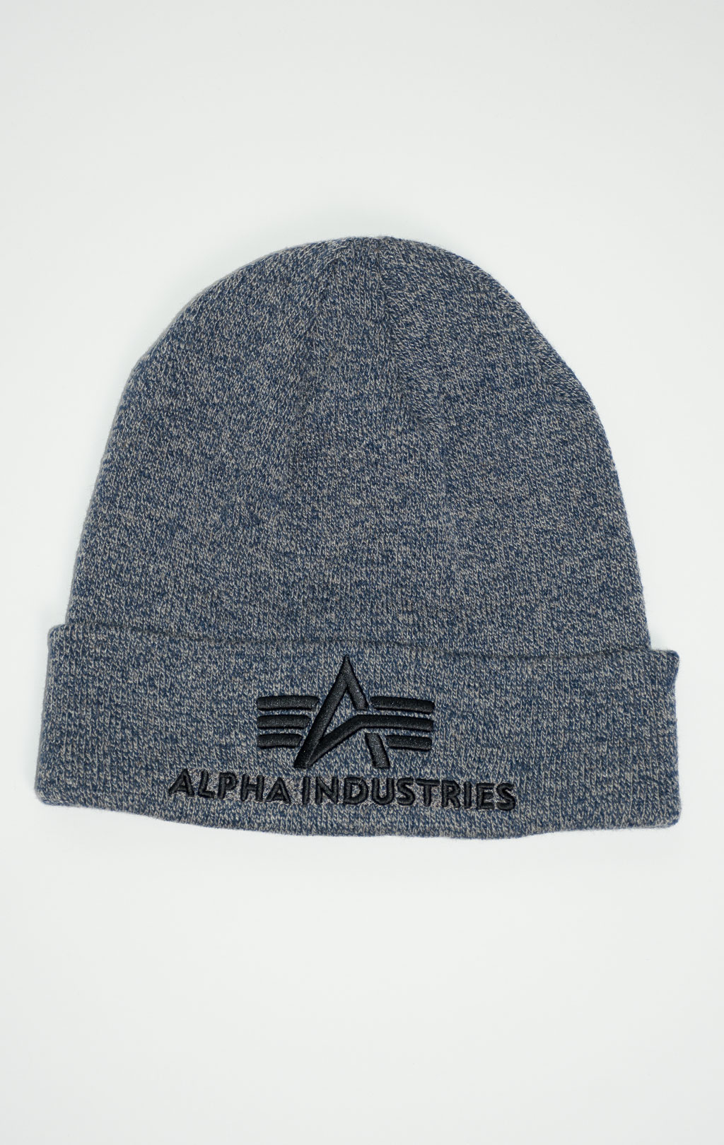 Шапка ALPHA INDUSTRIES 3D BEANIE charcoal heather 