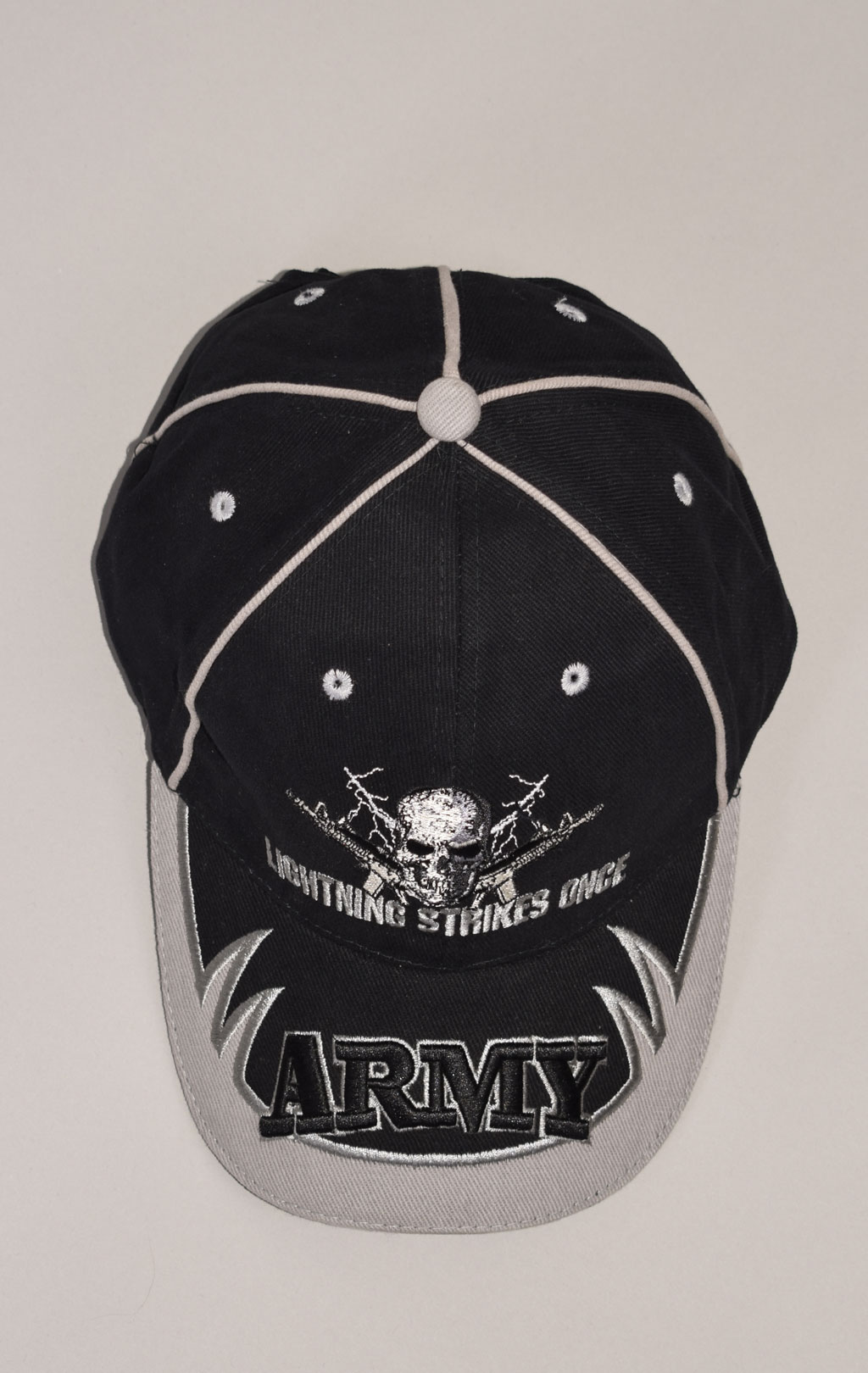 Бейсболка EC ARMY LIGHTNING STRIKES ONCE black (5547) 
