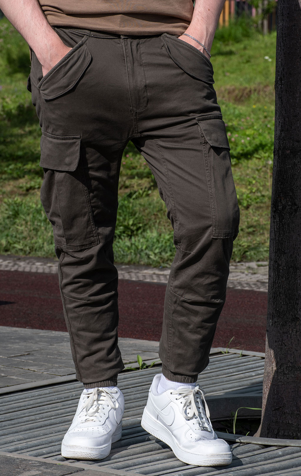 Брюки-карго ALPHA INDUSTRIES AIRMAN black olive 