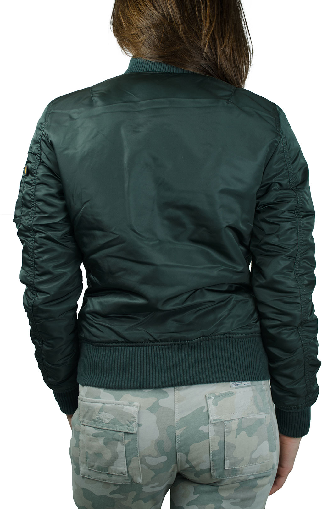 Женский бомбер ALPHA INDUSTRIES MA-1 VF 59 dark petrol 