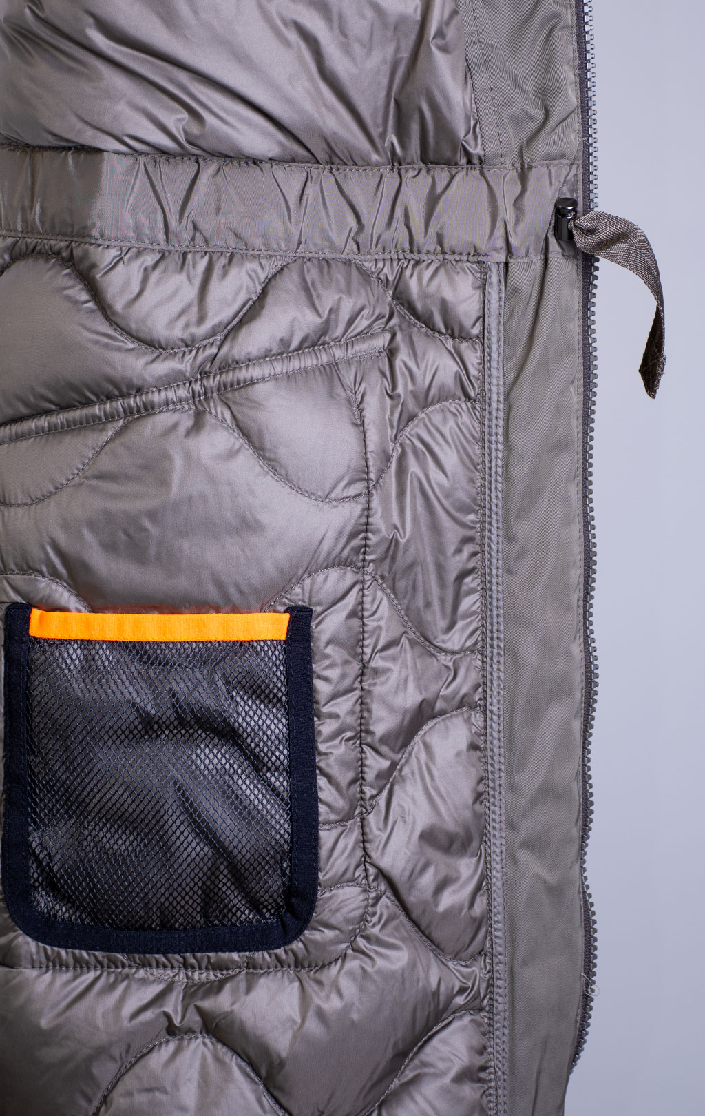 Женское пальто пуховое PARAJUMPERS KAGURA FW 25/26 olive grey 