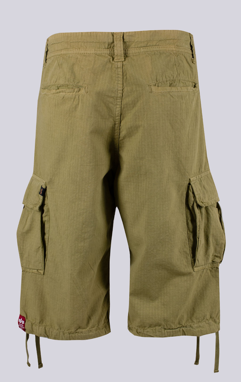 Шорты карго ALPHA INDUSTRIES rip-stop khaki green 