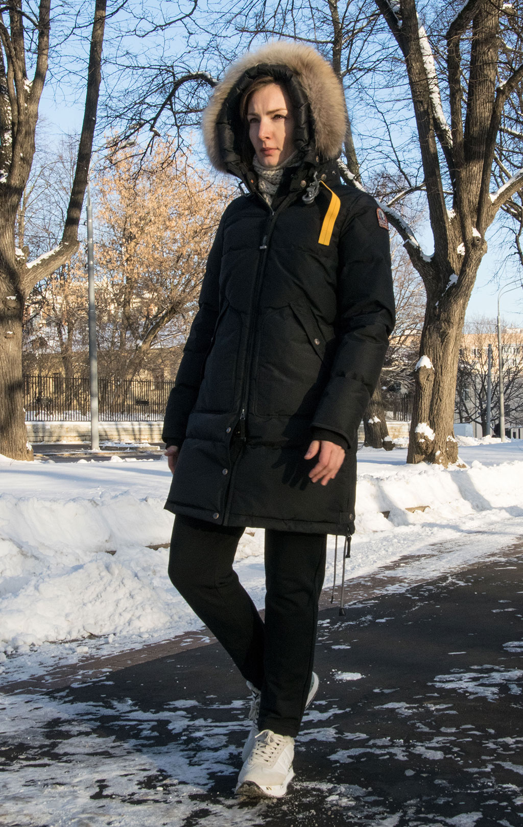 Женская куртка-пуховик PARAJUMPERS LONG BEAR black 