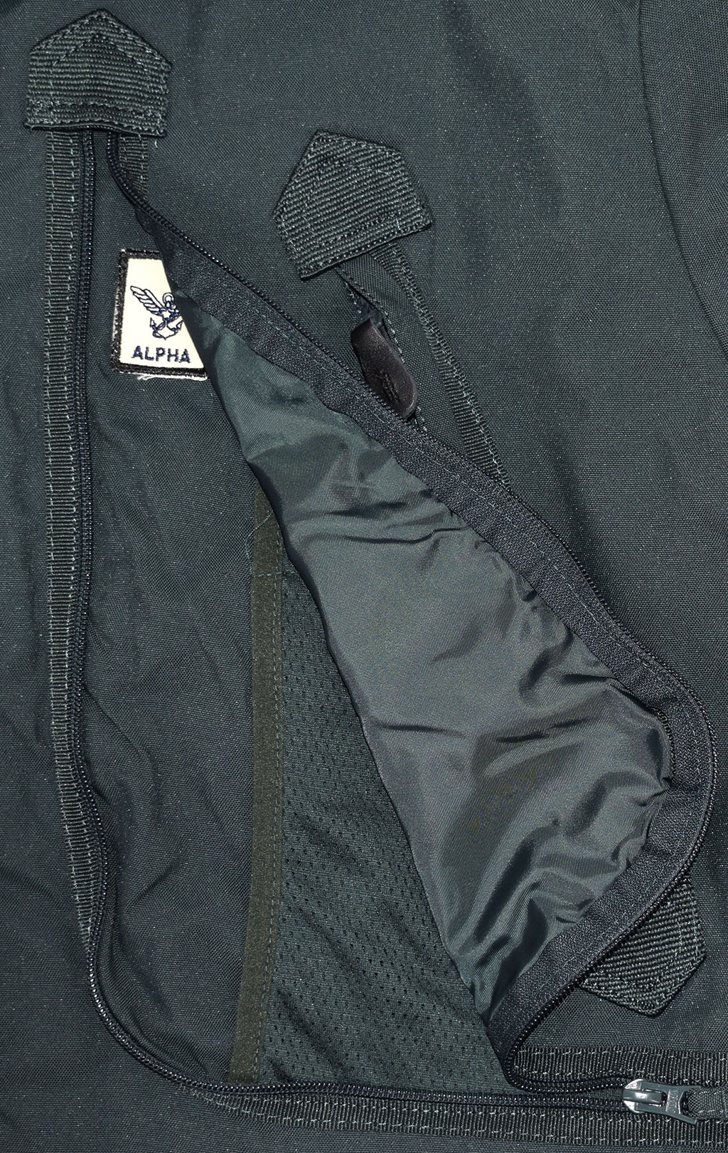 Аляска ALPHA INDUSTRIES POLAR натур. мех dark petrol 