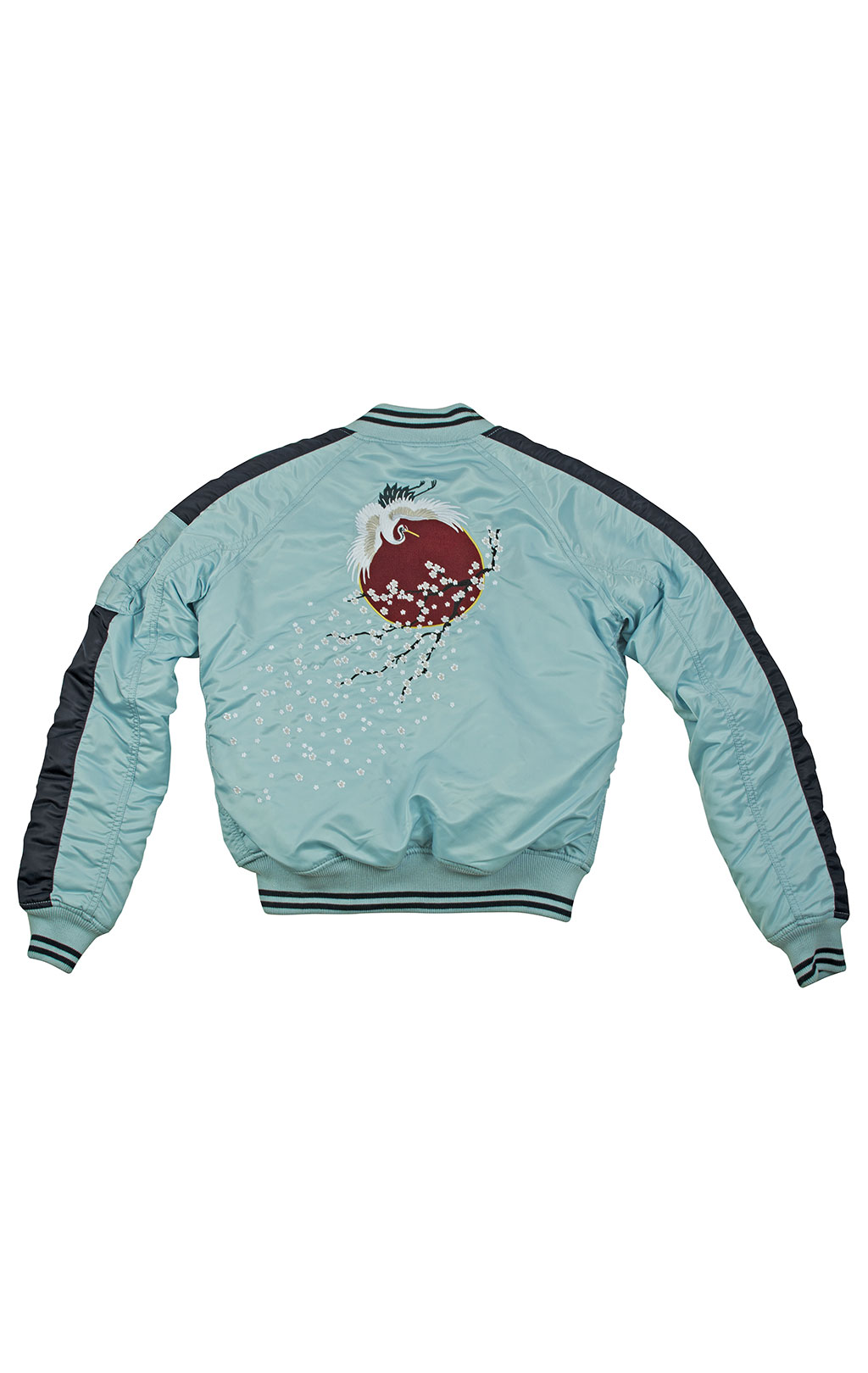 Женская куртка-бомбер лётная ALPHA INDUSTRIES MA-1 SOUVENIER air blue 