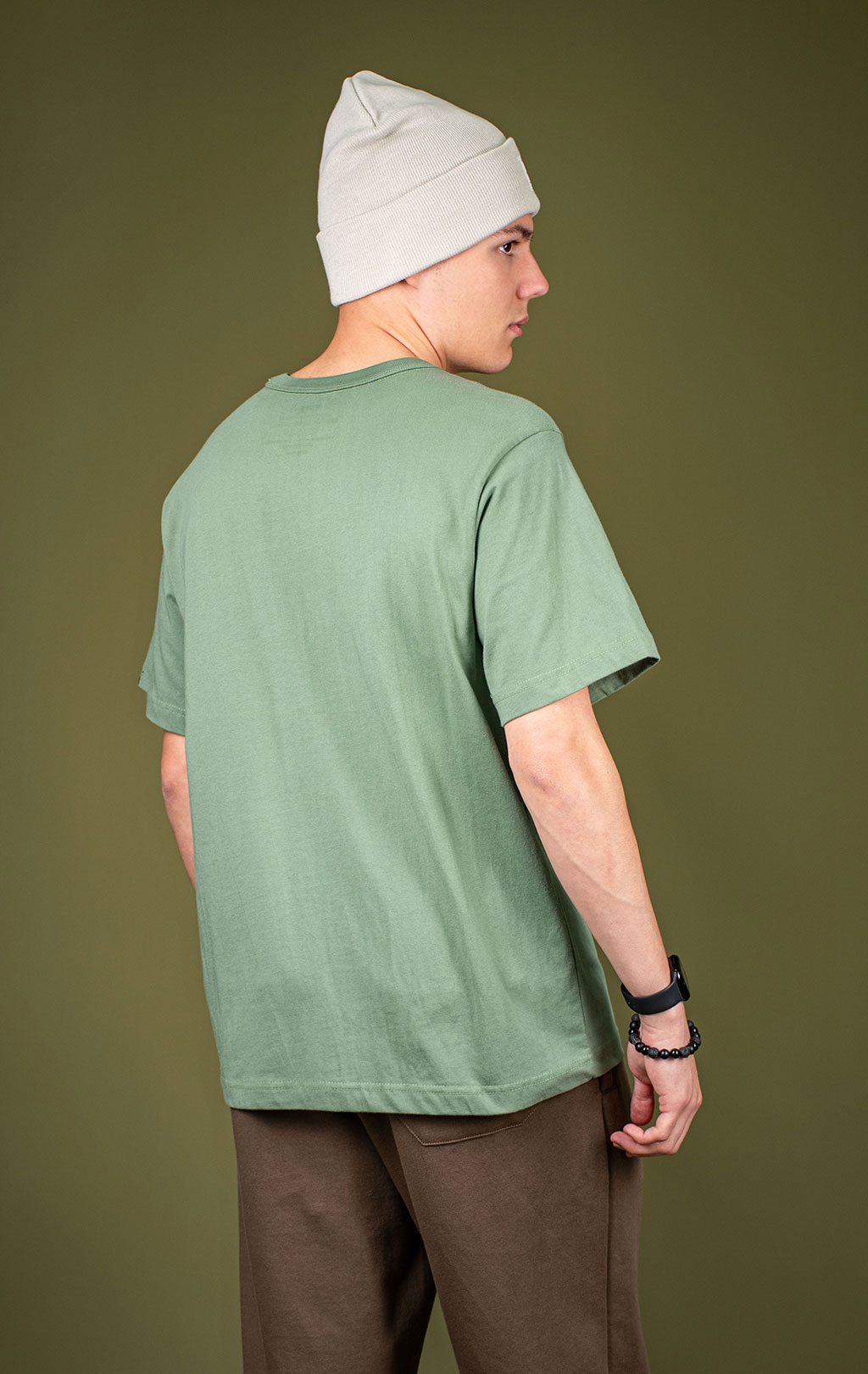 Футболка ALPHA INDUSTRIES ESSENTIAL GEN II TEE плотная FW 25/26 moss 