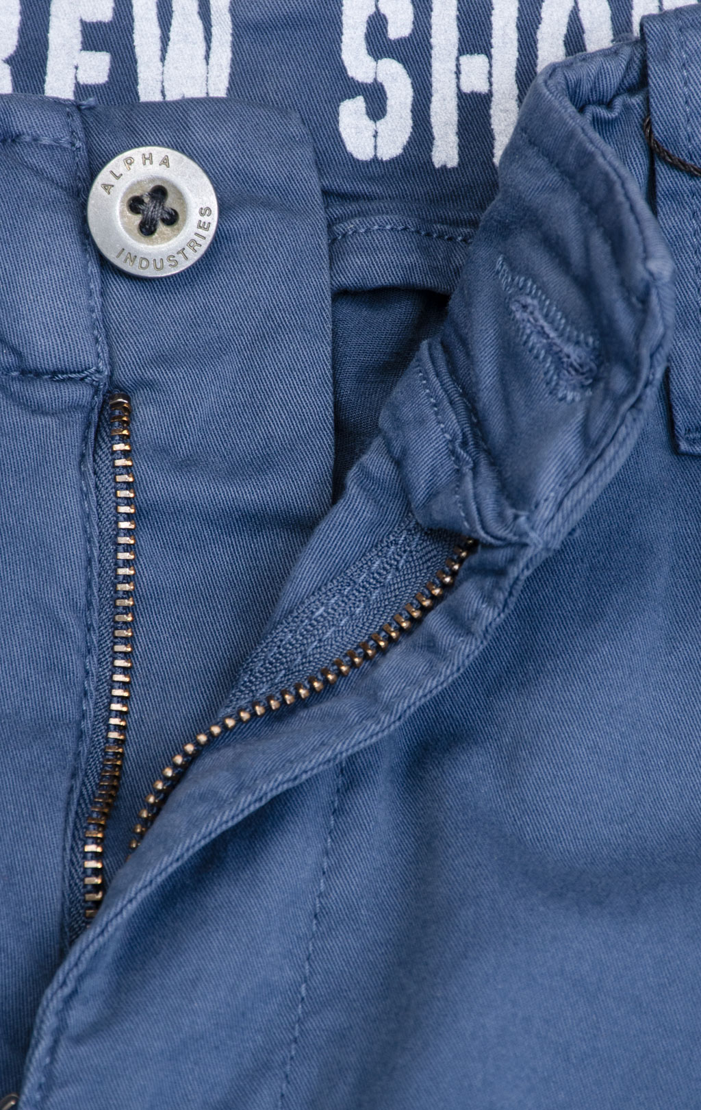 Шорты карго ALPHA INDUSTRIES CREW SHORT PATCH new navy 