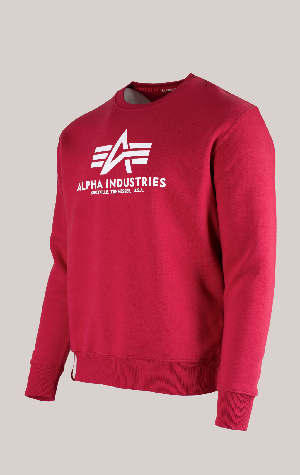 Свитшот ALPHA INDUSTRIES BASIC SWEATER rbf red 