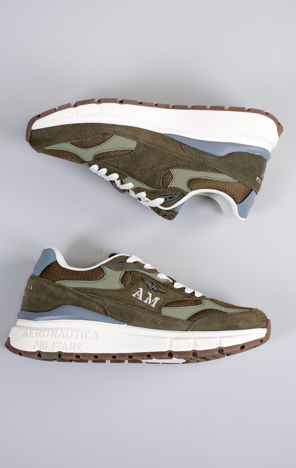 Кроссовки AERONAUTICA MILITARE (SC 0318) SS 26/CN oliva 