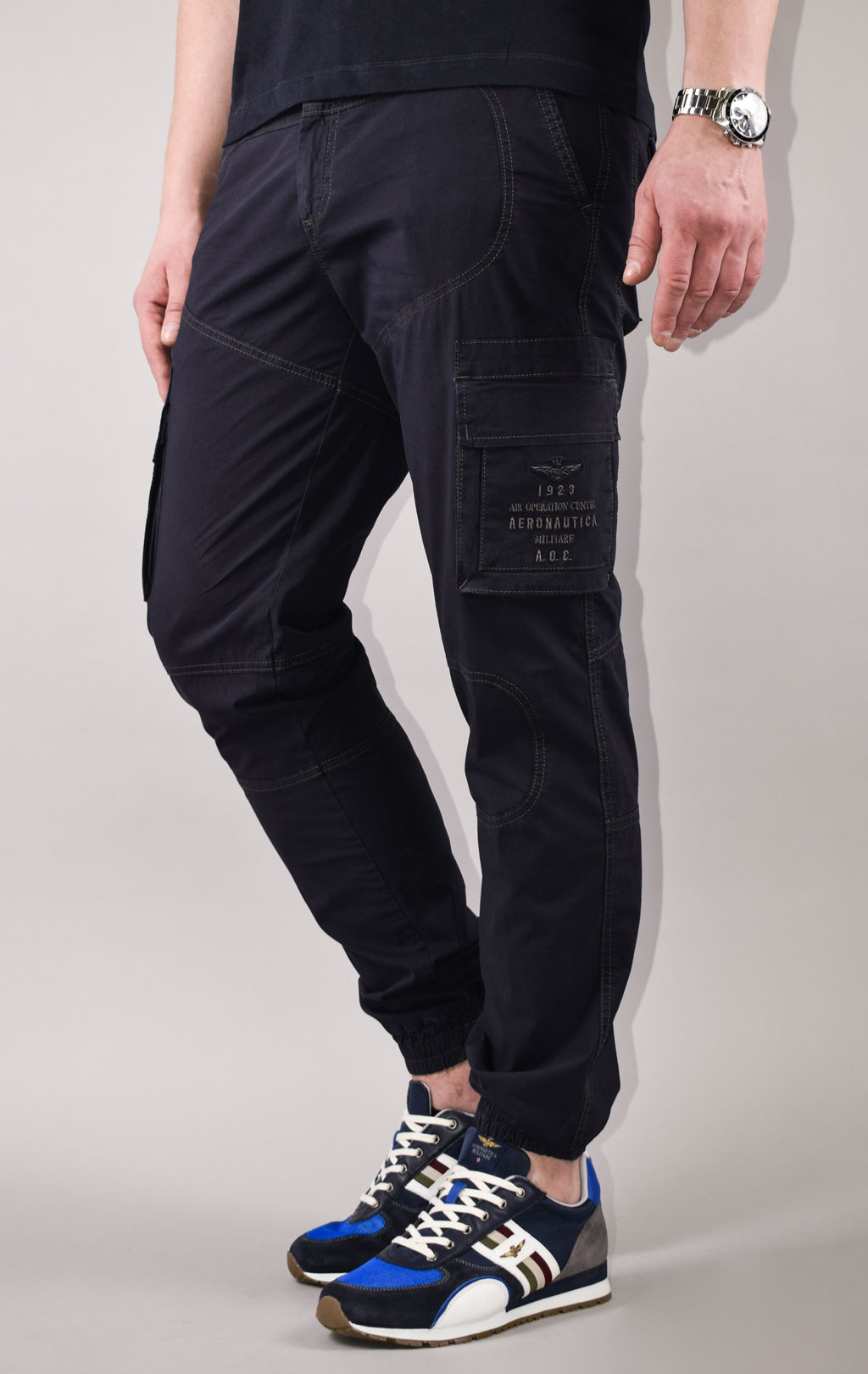 Брюки-карго AERONAUTICA MILITARE SS 22/AL dark navy (PA 1482) 