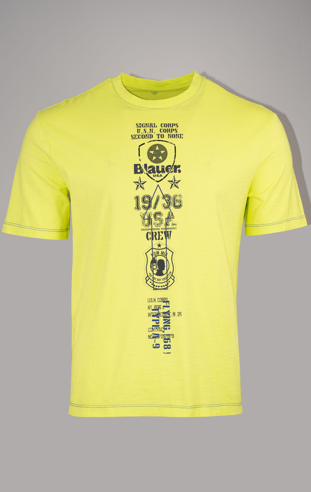 Футболка BLAUER SS 24 yellow (HO2349) 