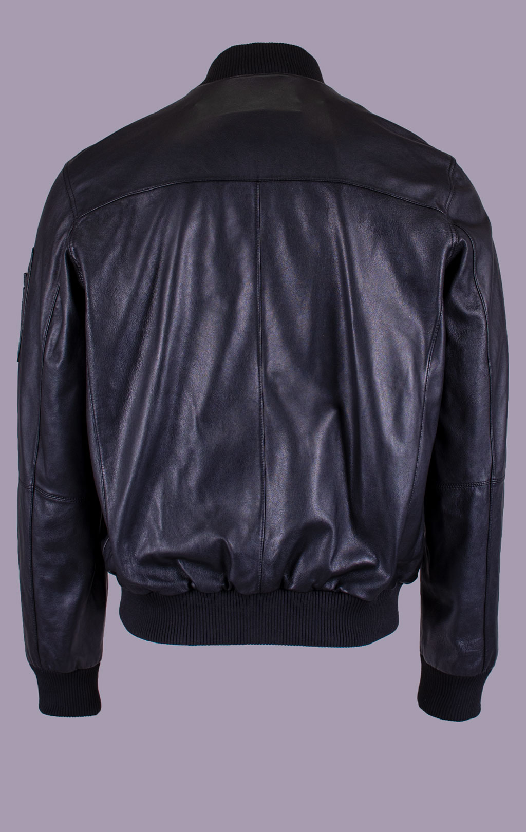 Куртка-бомбер AERONAUTICA MILITARE кожа SS 26/IN nero (PN 5053) 
