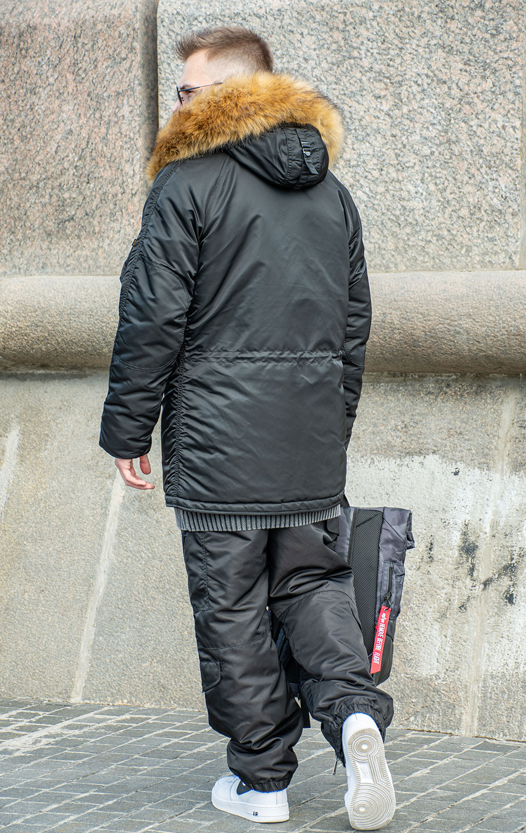 Аляска ALPHA INDUSTRIES N-3B REGULAR FIT PARKA FW 26/27 black 