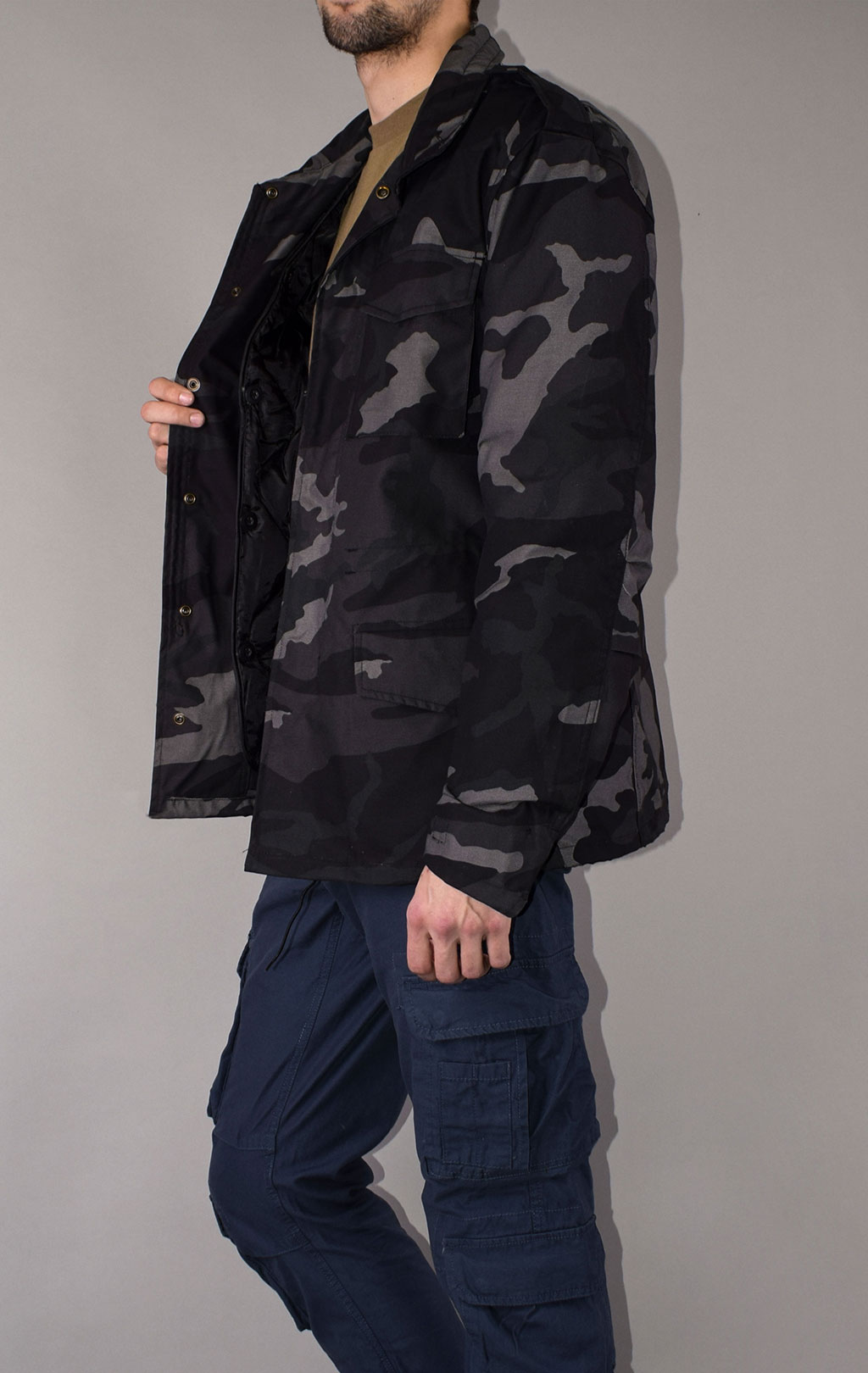 Куртка Surplus M-65 с подстёжкой camo black 