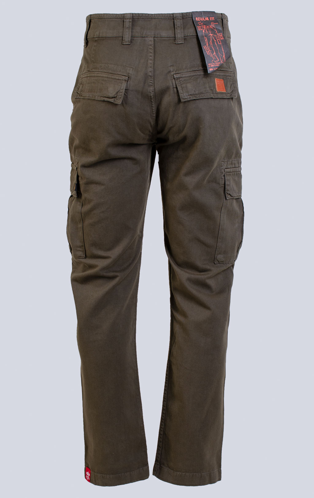 Брюки-карго ALPHA INDUSTRIES AGENT black olive 