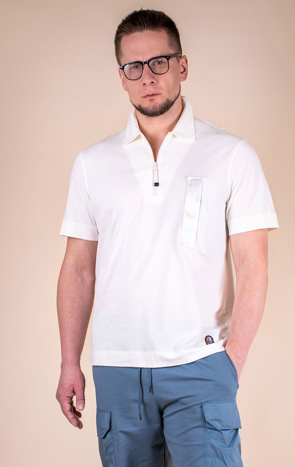Футболка-поло PARAJUMPERS BORDLEY SS 26 star white 