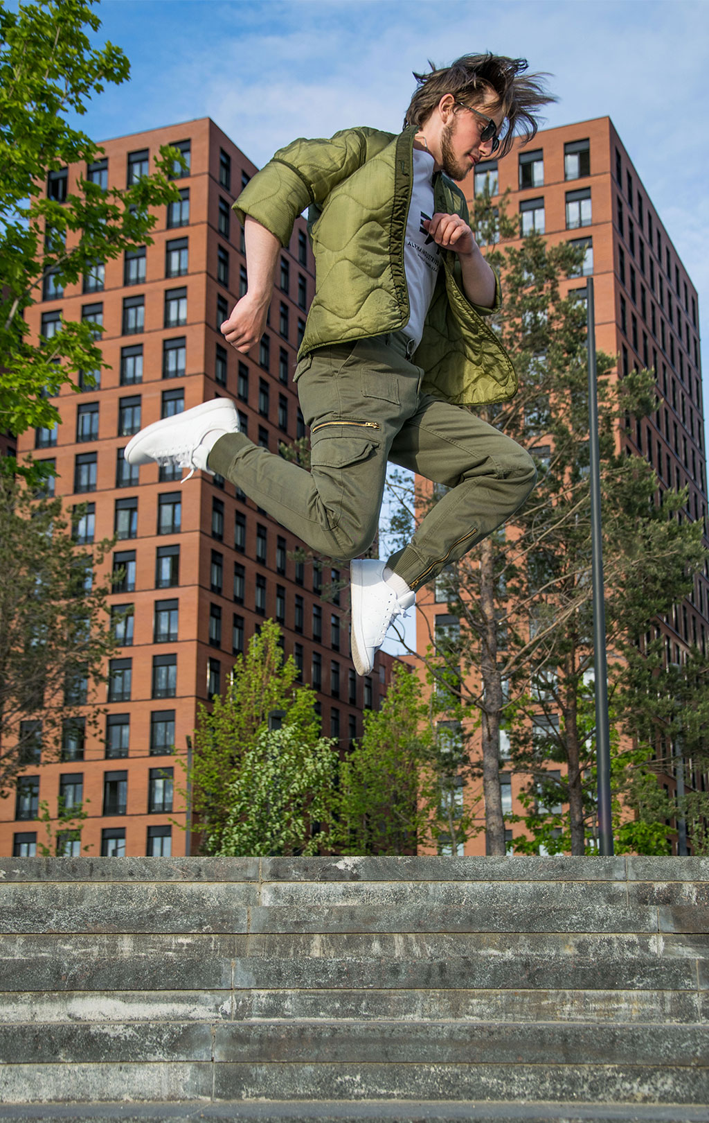 Брюки-карго ALPHA INDUSTRIES A-11 PANT плотные dark olive 