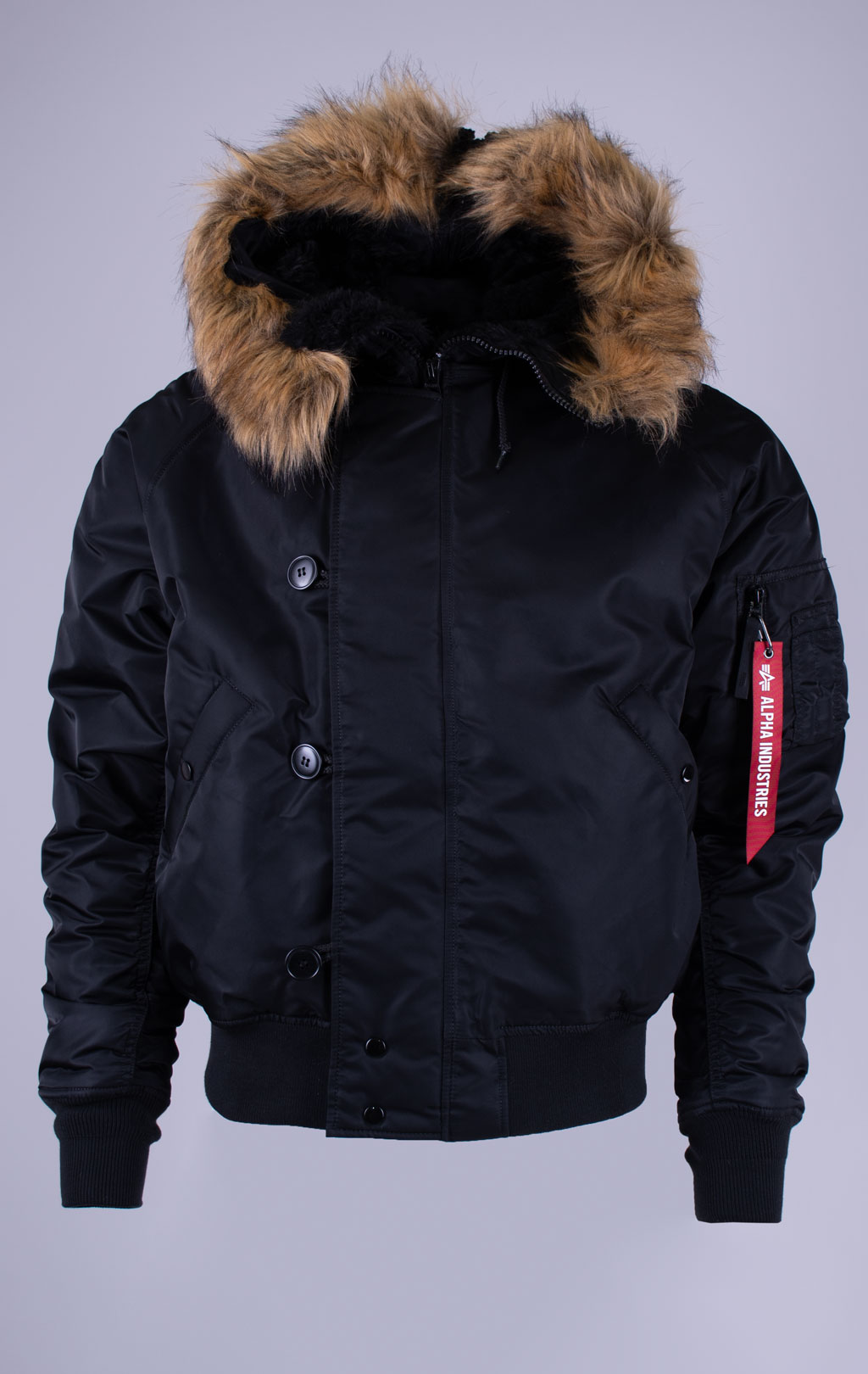 Аляска короткая ALPHA INDUSTRIES N-2B HERITAGE FIT PARKA FW 26/27 black 