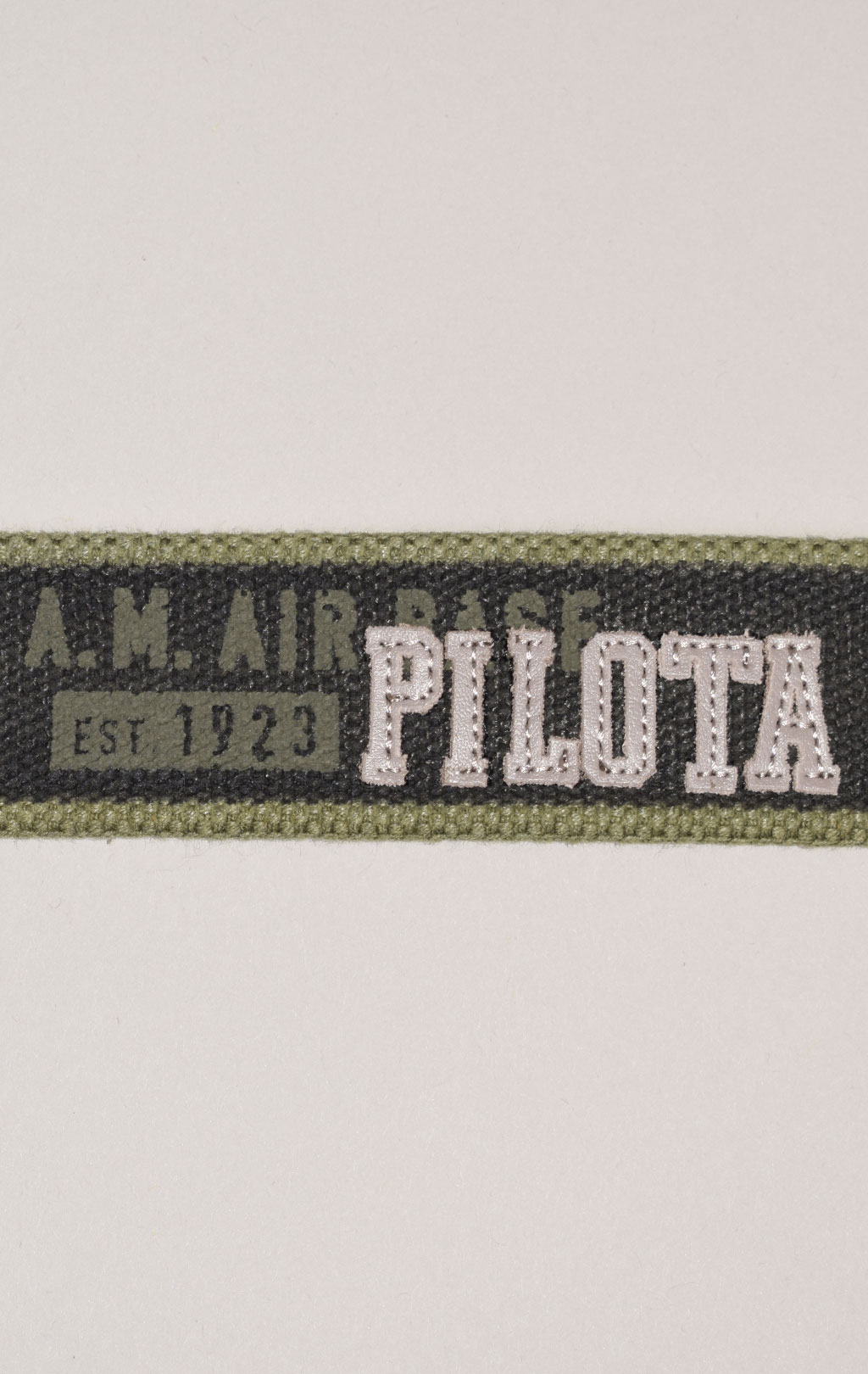 Ремень тканевый AERONAUTICA MILITARE FW 22/23/IT verde militare (CI 285) 