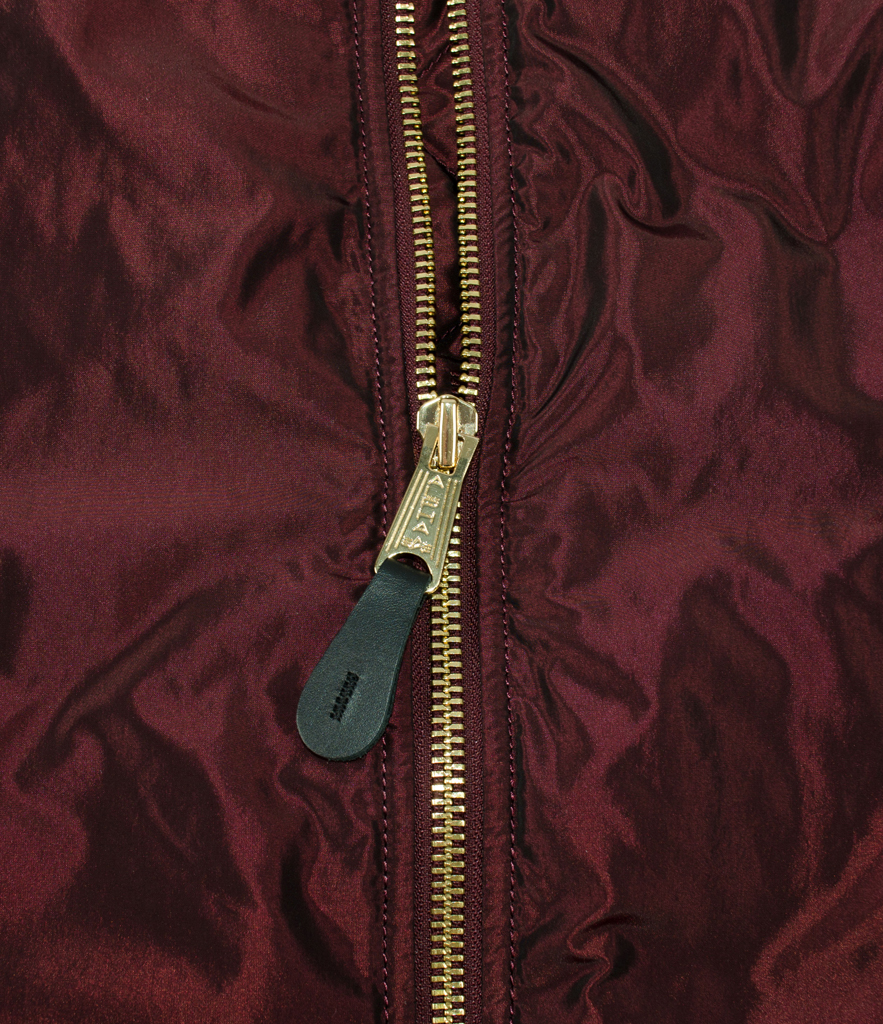 Женская куртка-бомбер лётная ALPHA INDUSTRIES VF PM IRIDIUM MA-1 burgundy 
