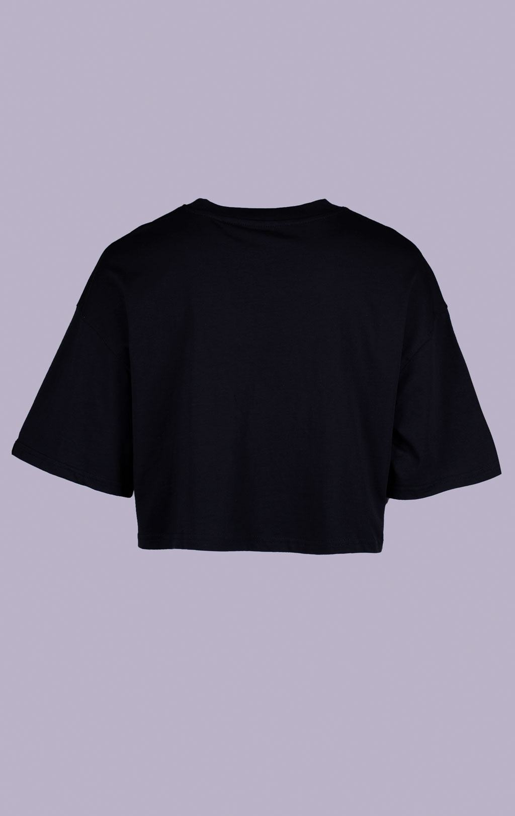 Женская футболка-кроп ALPHA INDUSTRIES BASIC T CROPPED SMALL LOGO black 