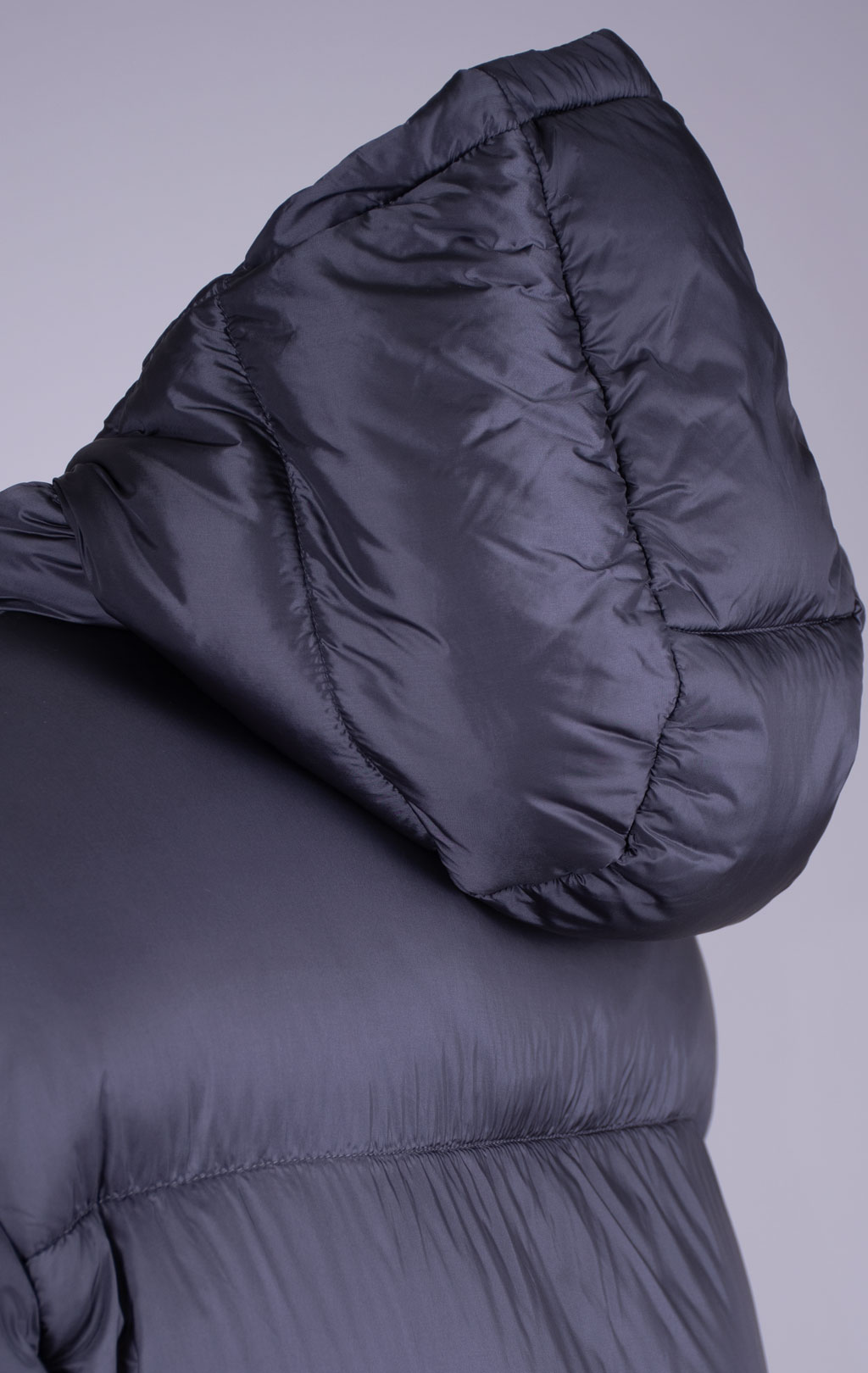 Женская куртка-пуховик ALPHA INDUSTRIES CLOUD PUFFER BOMBER vintage grey 