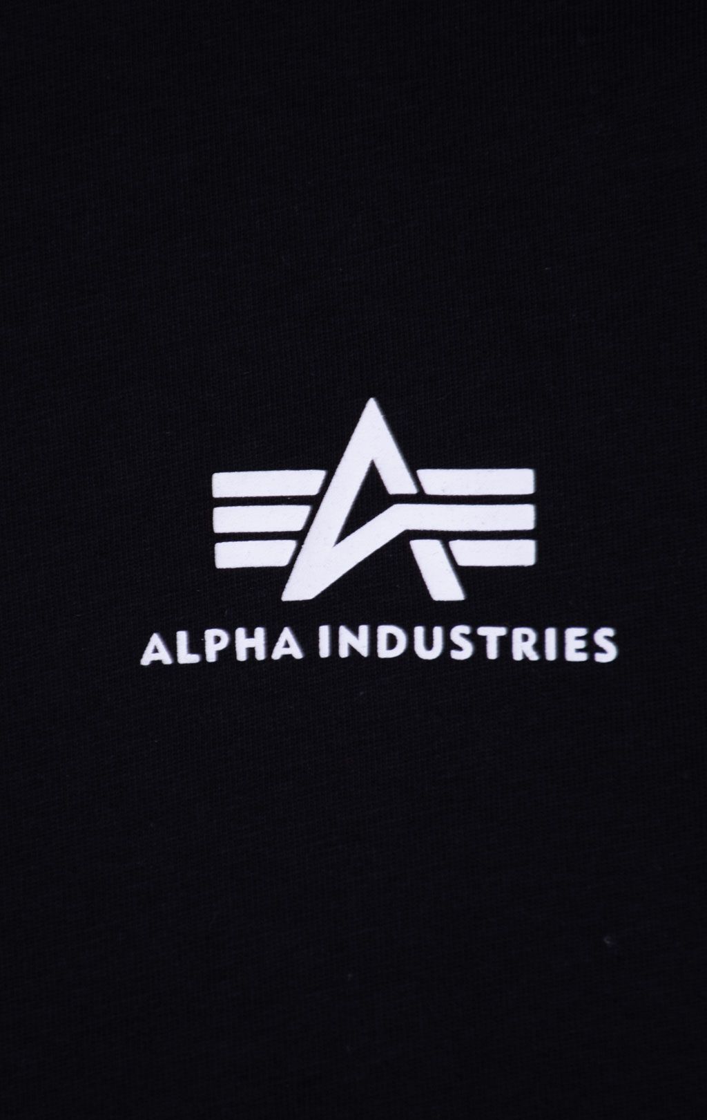 Женская футболка-кроп ALPHA INDUSTRIES BASIC T CROPPED SMALL LOGO black 