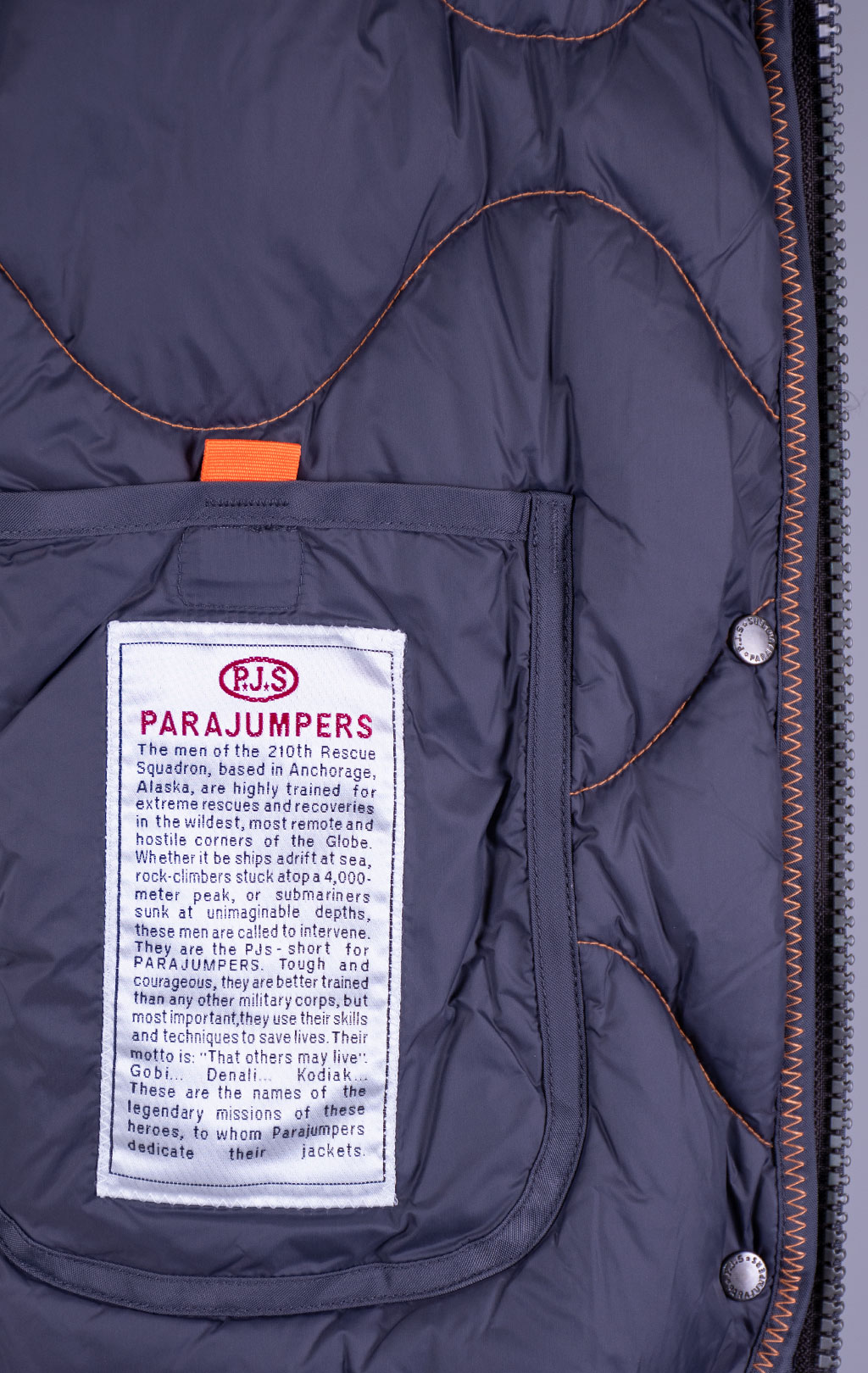 Аляска пуховая PARAJUMPERS GOBI FW 26/27 phantom 