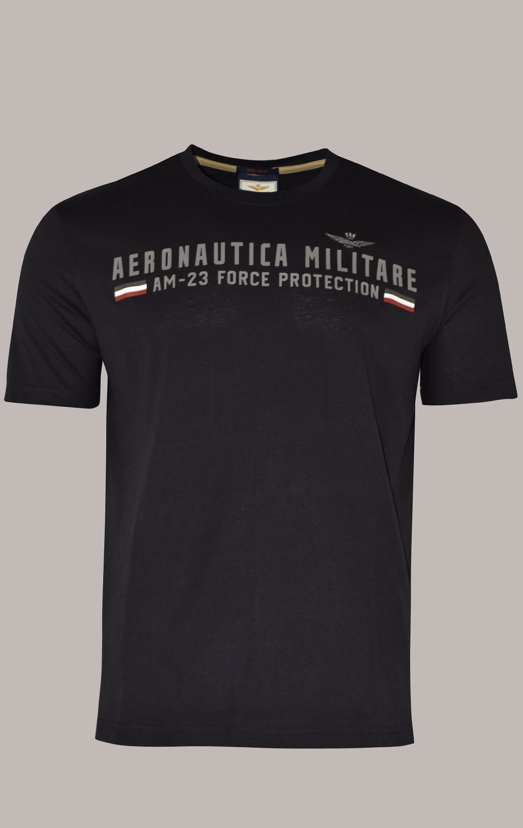 Футболка AERONAUTICA MILITARE big size SS 22/BD jet black (TS 1942) 