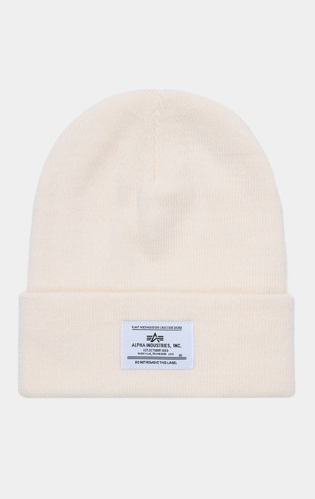 Шапка ALPHA INDUSTRIES ESSENTIAL BEANIE FW 26/27 eggnog 