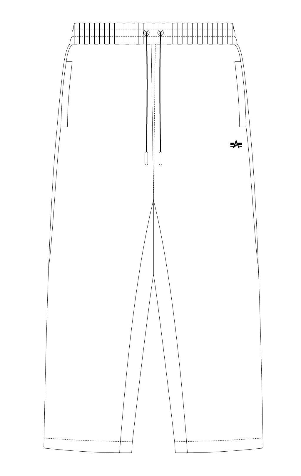 Брюки спортивные джоггеры ALPHA INDUSTRIES ESSENTIAL SWEATPANTS FW 24/25 black 