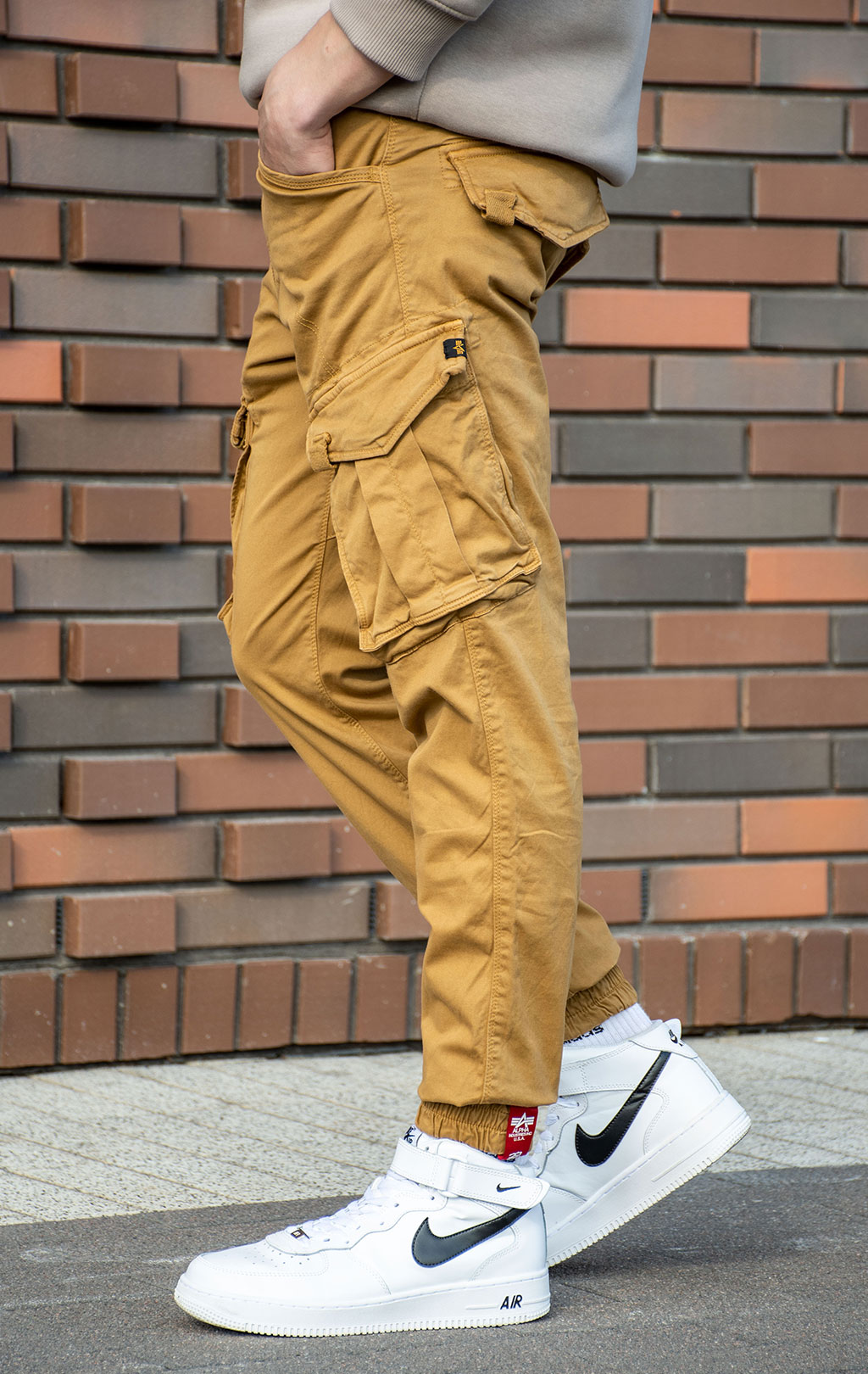 Брюки-карго ALPHA INDUSTRIES SPY PANT khaki 