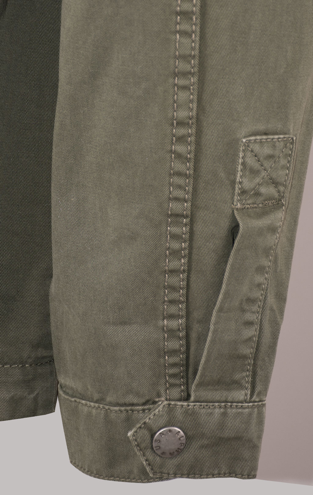 Ветровка ALPHA INDUSTRIES M-65 FIELD JACKET LW greyblack 
