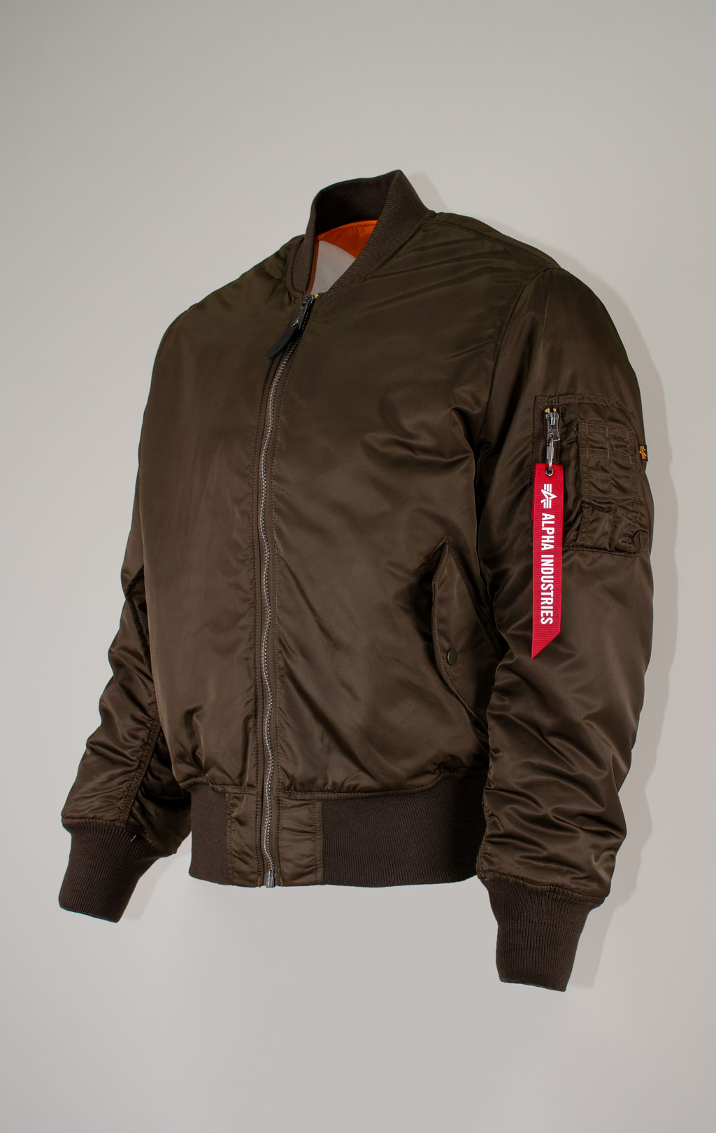Бомбер ALPHA INDUSTRIES MA-1 original fit FW 25/26 espresso 