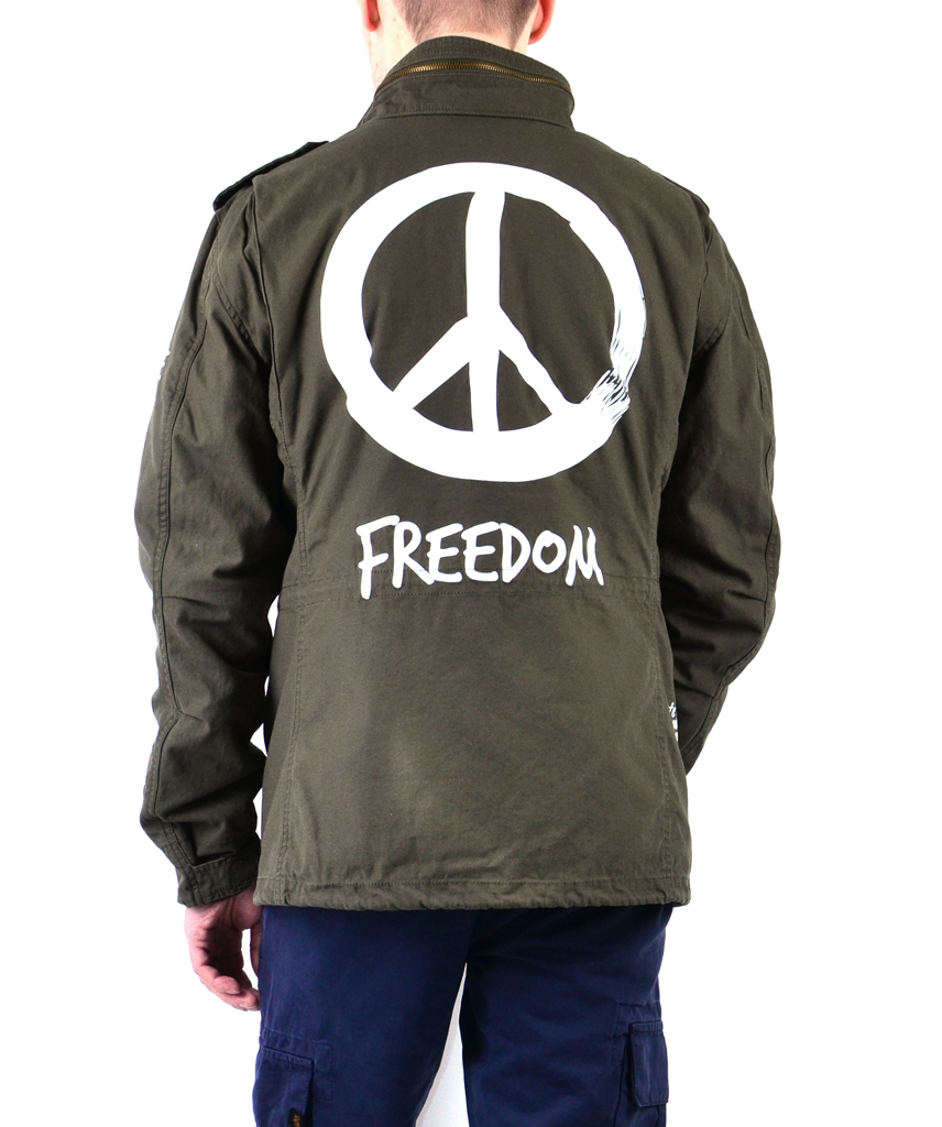 Ветровка ALPHA INDUSTRIES FREEDOM M-65 с подстёжкой olive 