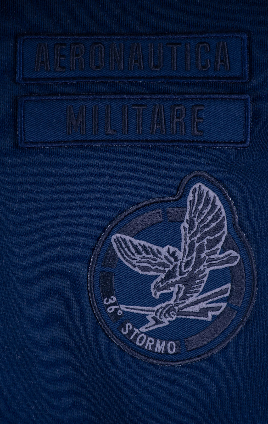 Олимпийка AERONAUTICA MILITARE big size FW 26/27/TR blue navy (FE 2143) 