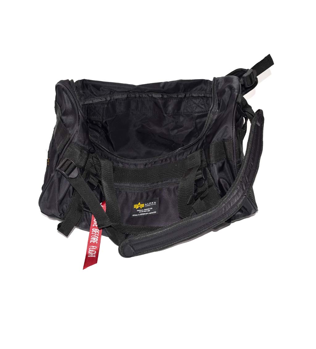 Рюкзак-сумка ALPHA INDUSTRIES CREW DUFFLE BAG black 
