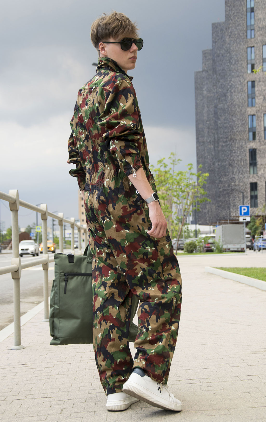 Комбинезон танковый camo б/у Швейцария