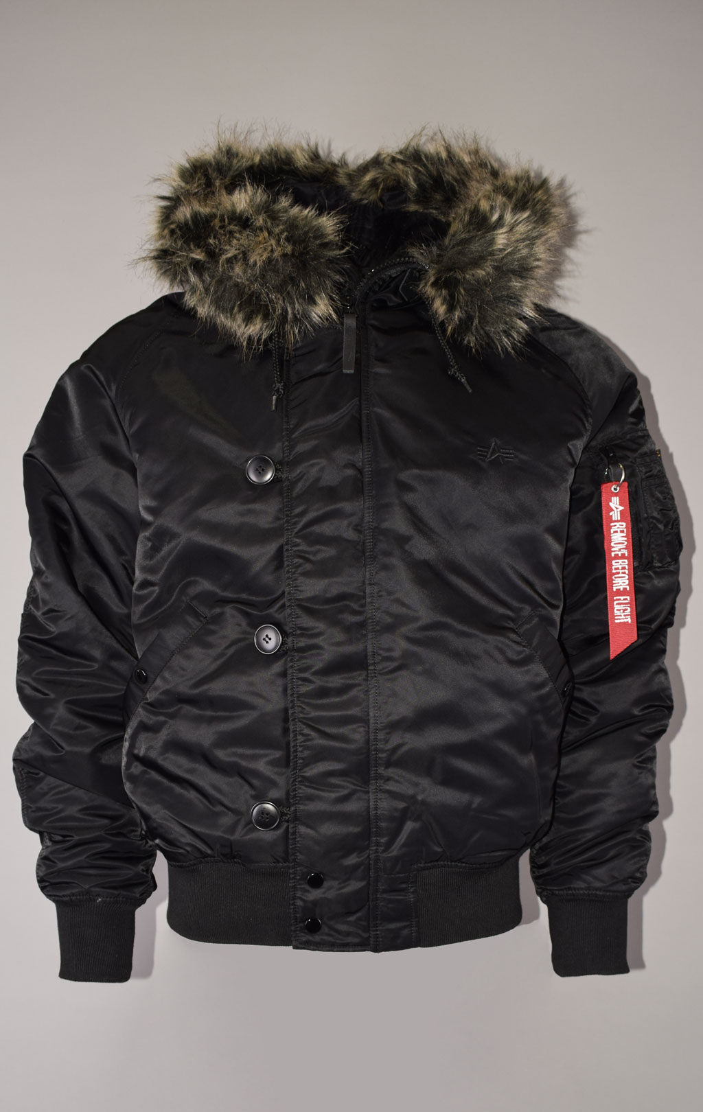 Аляска короткая ALPHA INDUSTRIES N-2B VF 59 black 