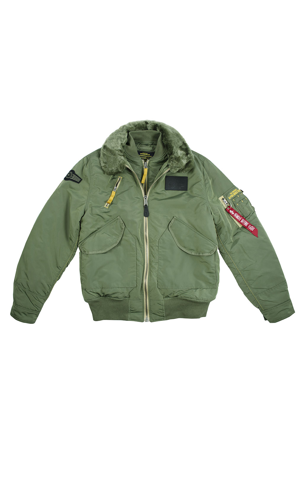 Куртка-пилот ALPHA INDUSTRIES B-15 AIR FRAME sage green 