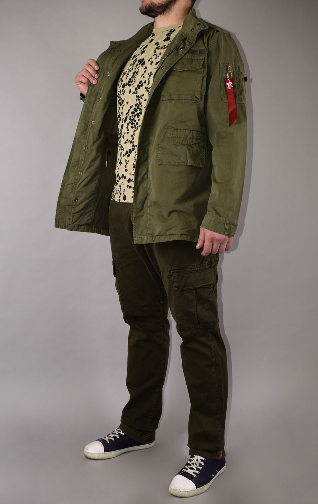 Ветровка ALPHA INDUSTRIES M-65 HUNTINGTON dark olive 