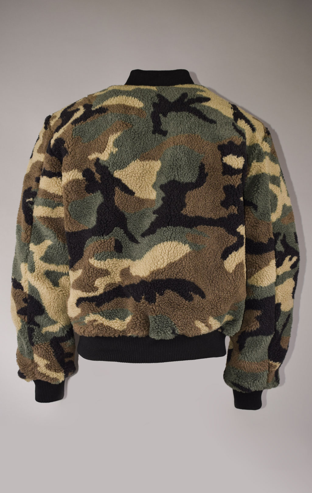 Бомбер ALPHA INDUSTRIES MA-1 FLC REV black 