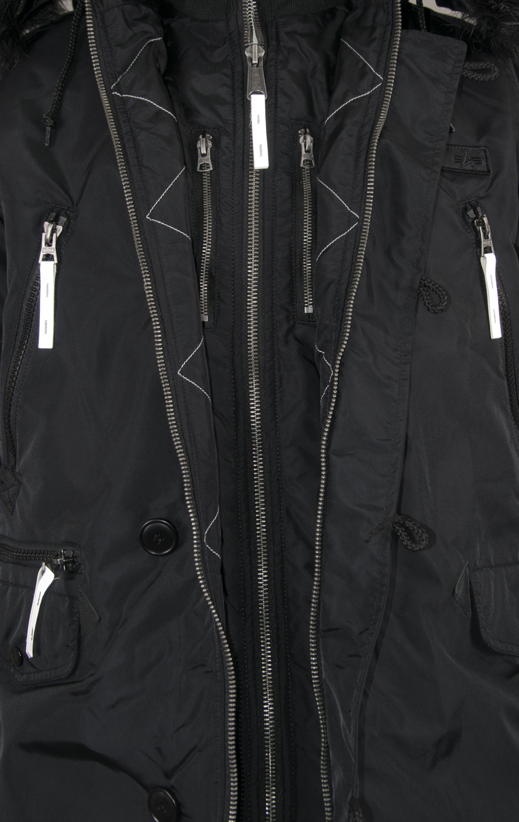 Аляска ALPHA INDUSTRIES PPS N-3B black/reflective 