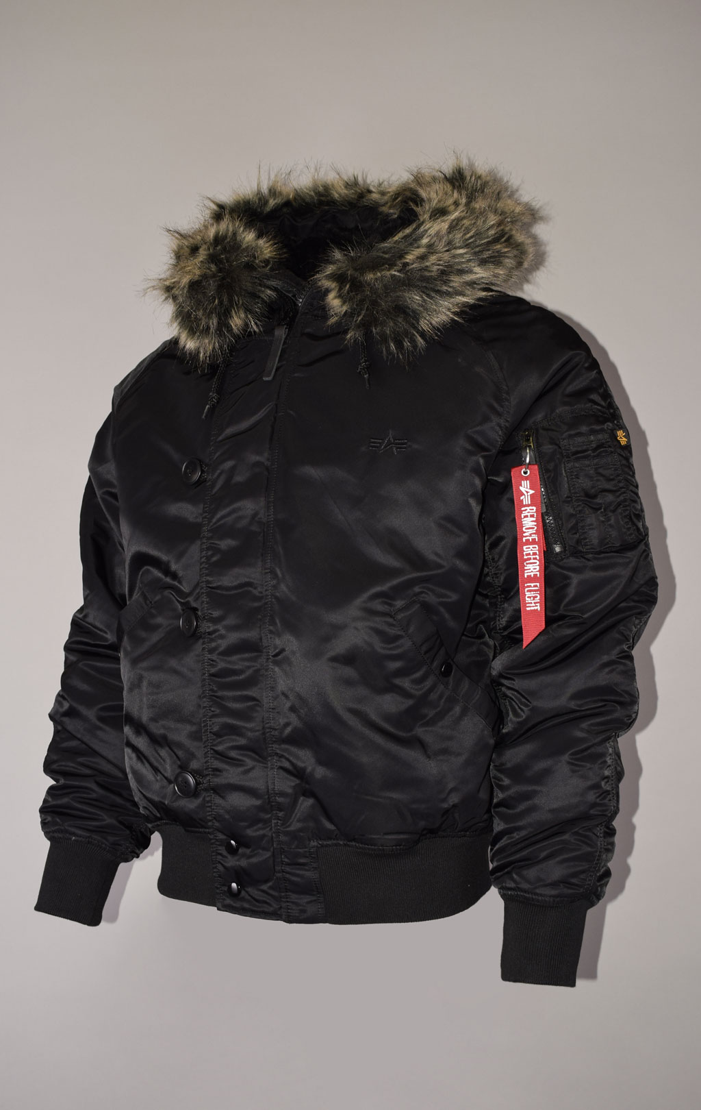 Аляска короткая ALPHA INDUSTRIES N-2B VF 59 black 