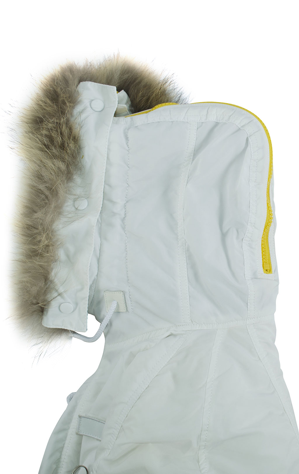Женская аляска ALPHA INDUSTRIES N-3B PPS натур. мех white 
