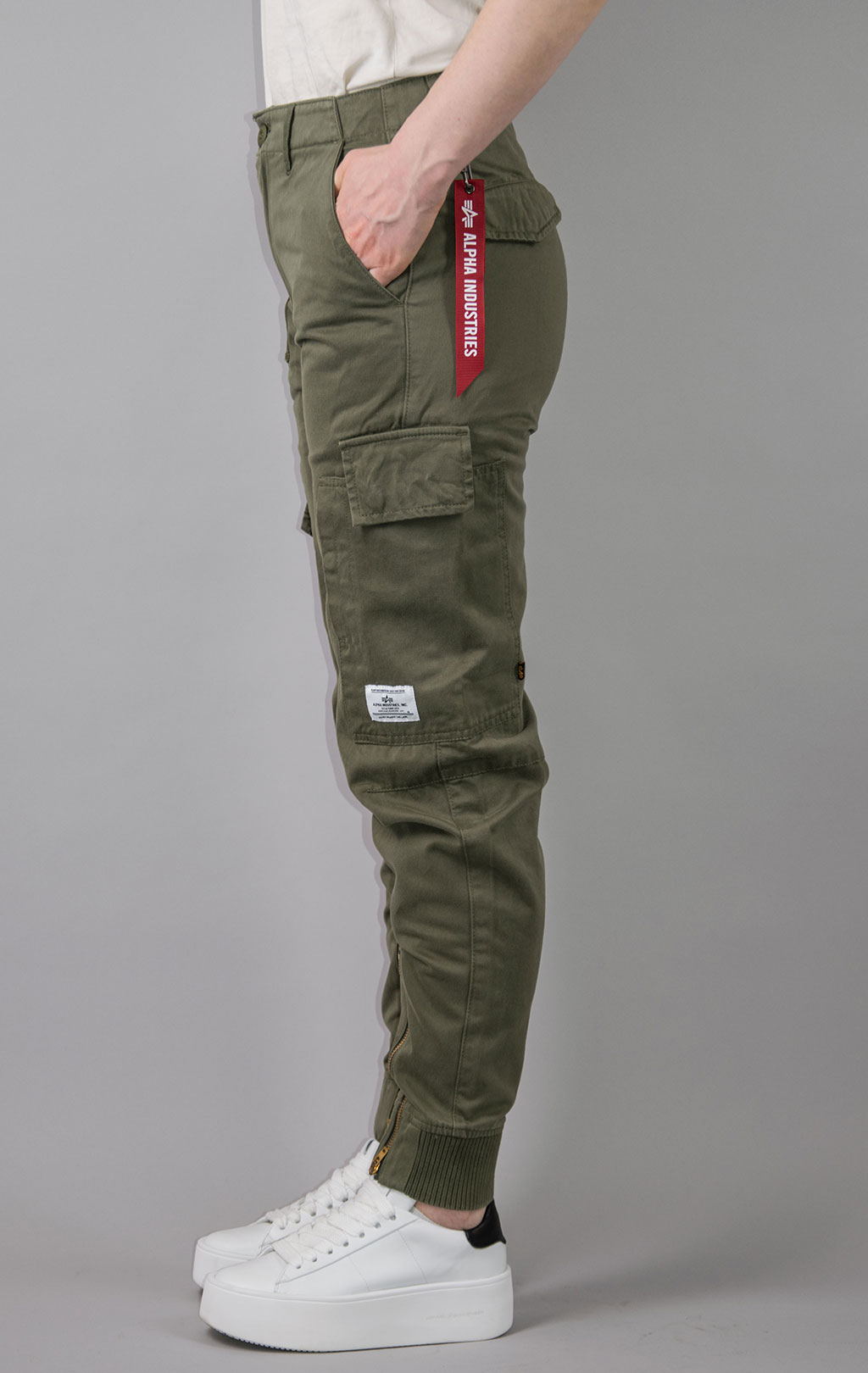 Брюки-карго ALPHA INDUSTRIES A-11 PANT плотные dark olive 